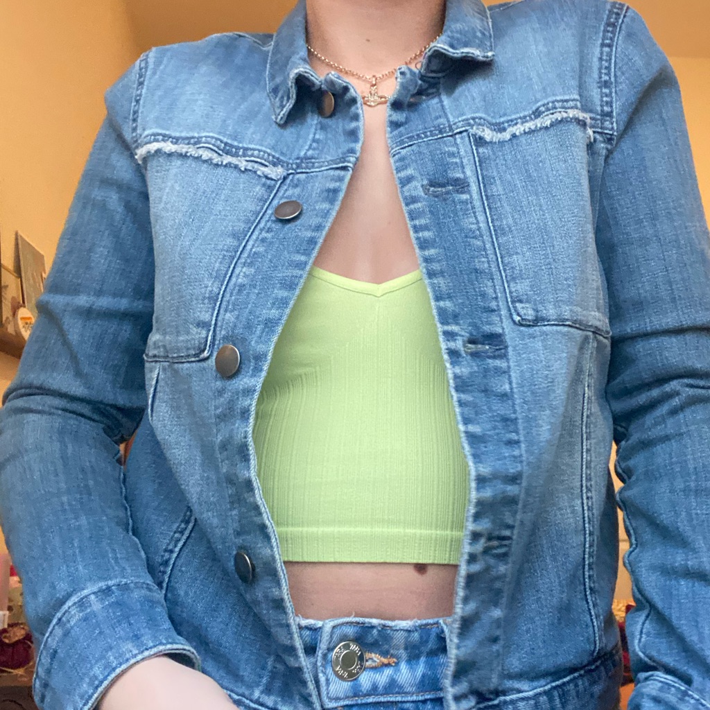 Classic Distressed Denim Jacket